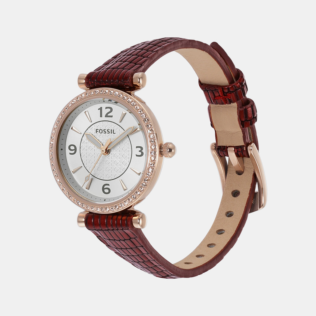 Fossil Women Round Rose Gold watch