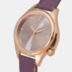 Helix Leather Purple watch