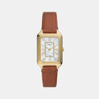 Fossil Rectangular Mother Of Pearl Analog watch