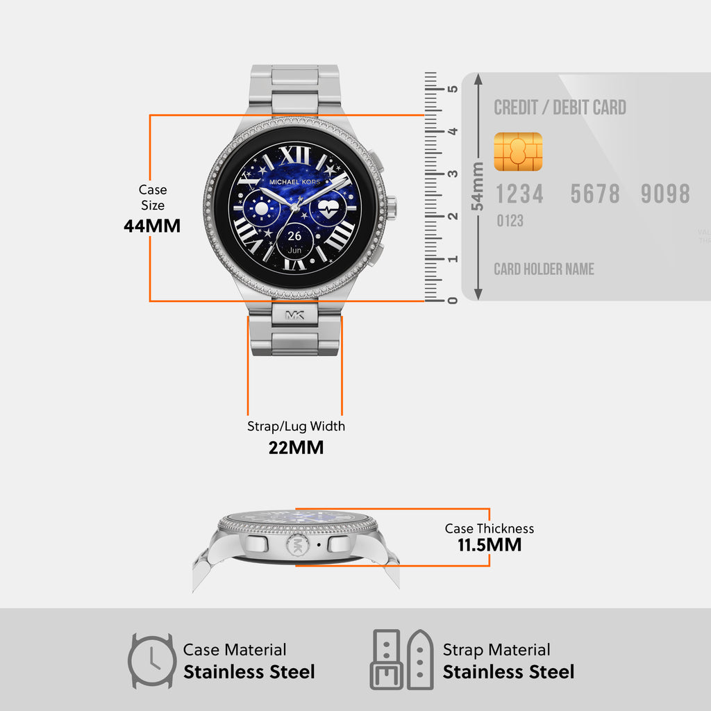 Michael Kors Stainless Steel Black watch