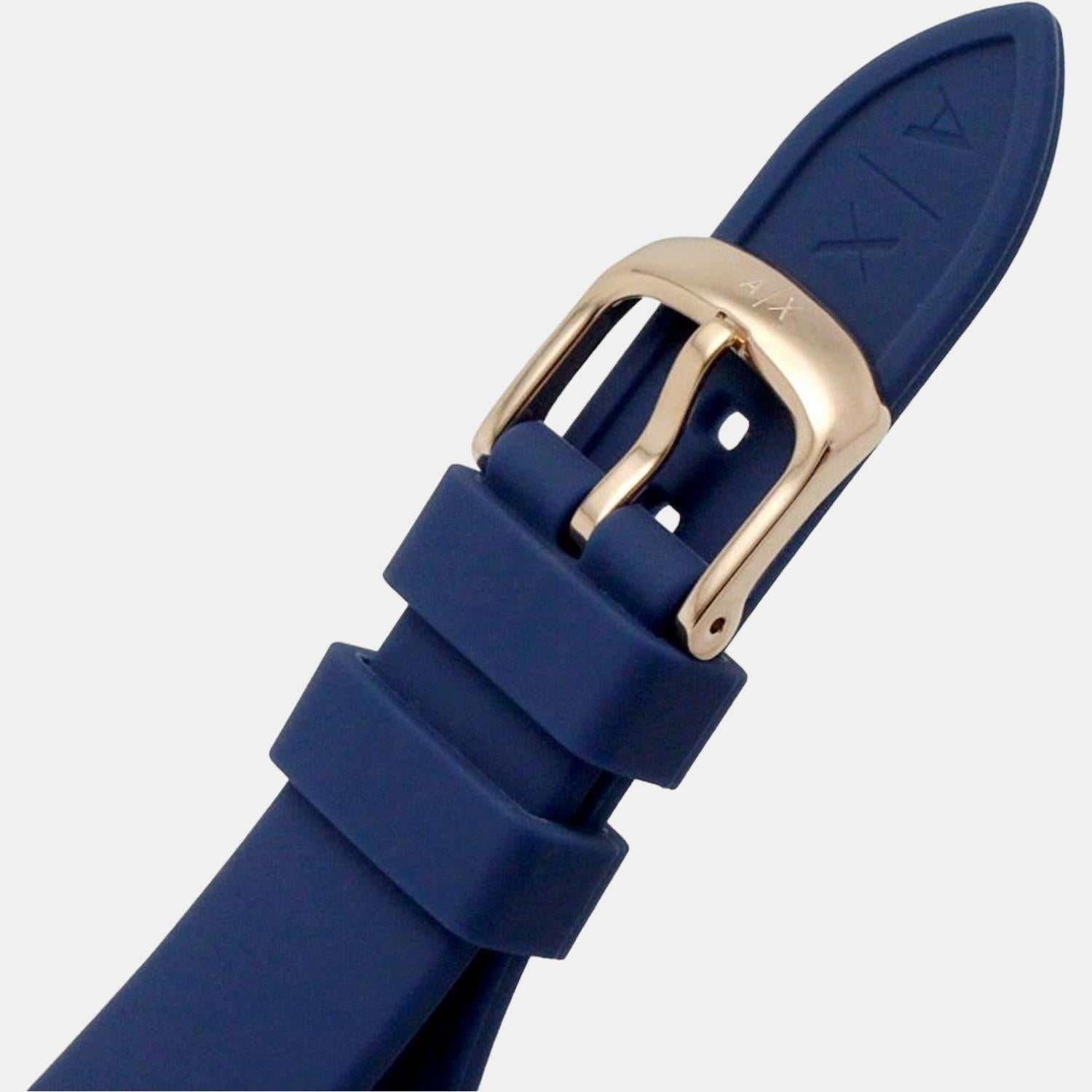 Armani Exchange Silicone Blue watch