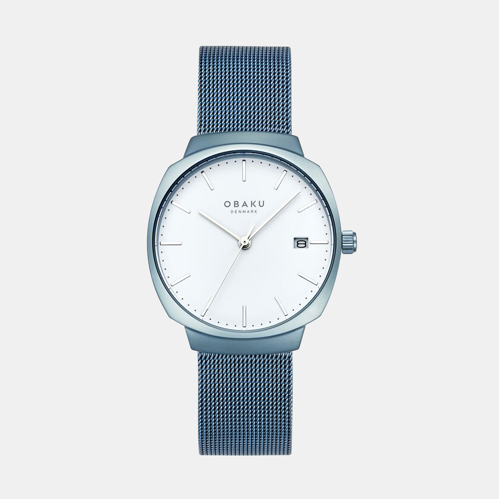 Obaku Round Silver Analog watch