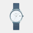 Obaku Round Silver Analog watch