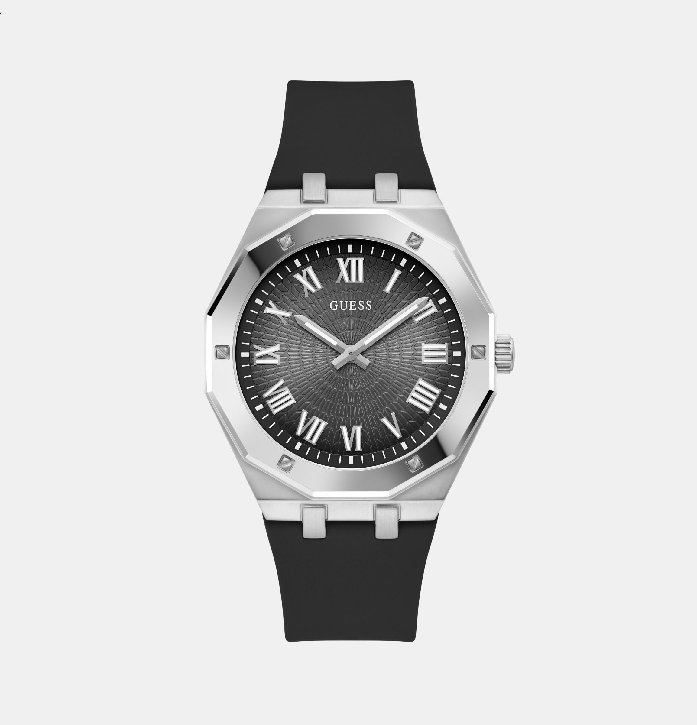 Guess Round Black Analog watch