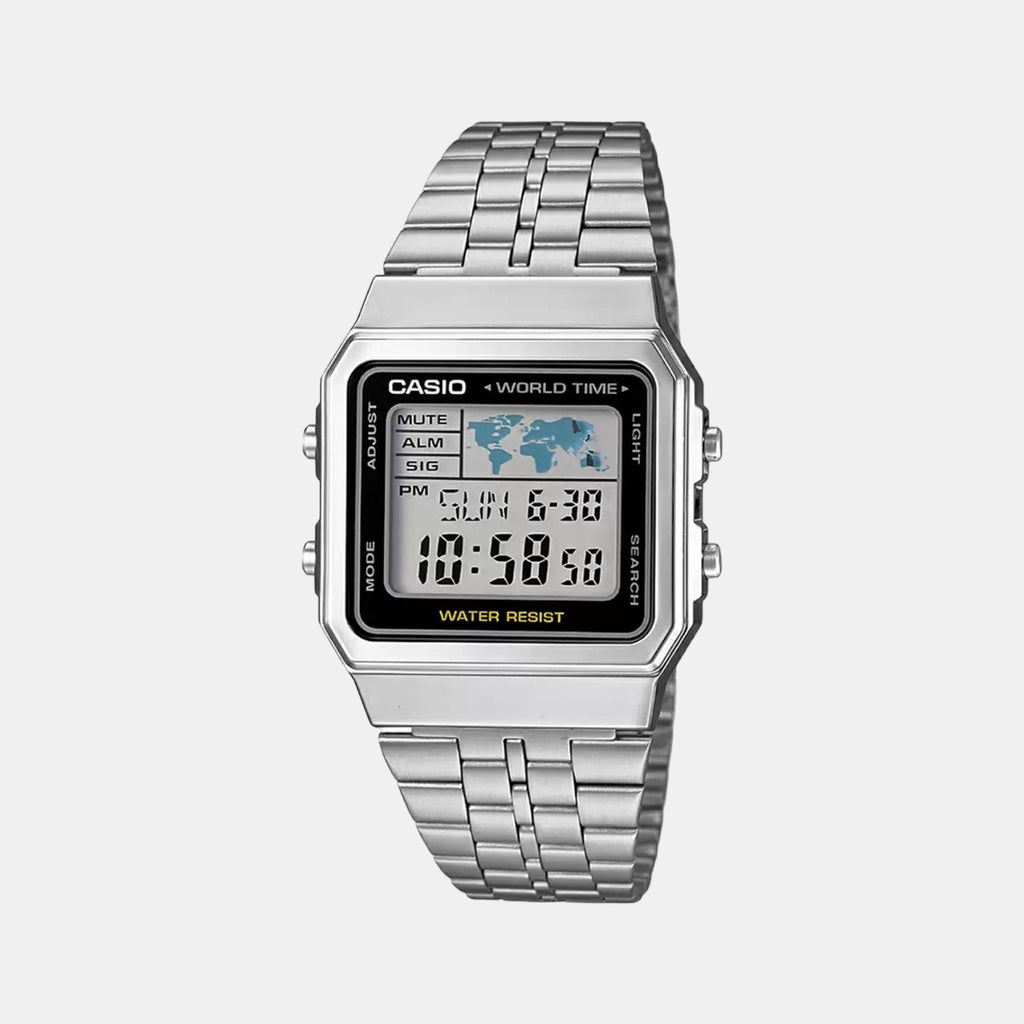 Casio Rectangular Black Digital watch