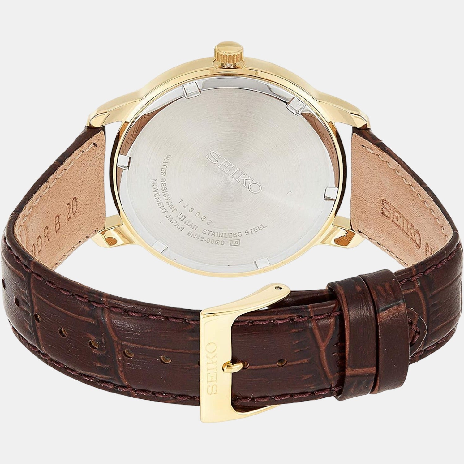 Seiko Men Round Silver watch