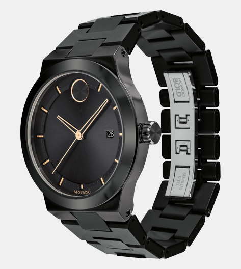 Movado bold black deals digital