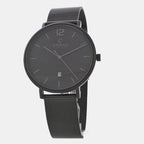 Obaku Stainless Steel Round watch