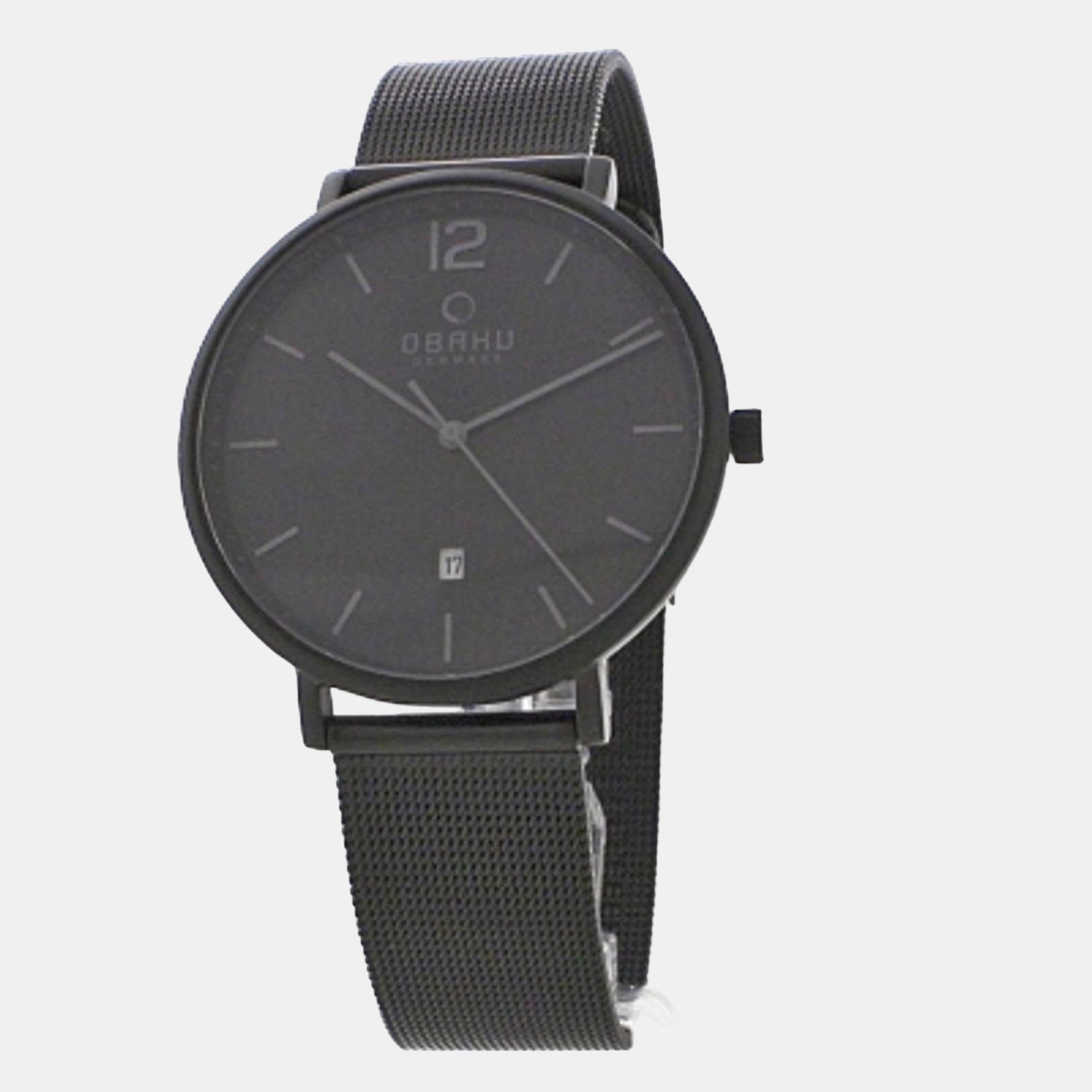 Obaku Stainless Steel Round watch