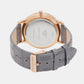 Male Grey Analog Leather Watch G1034E-L3315