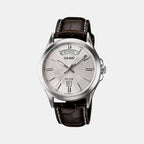 Casio Round White Analog watch