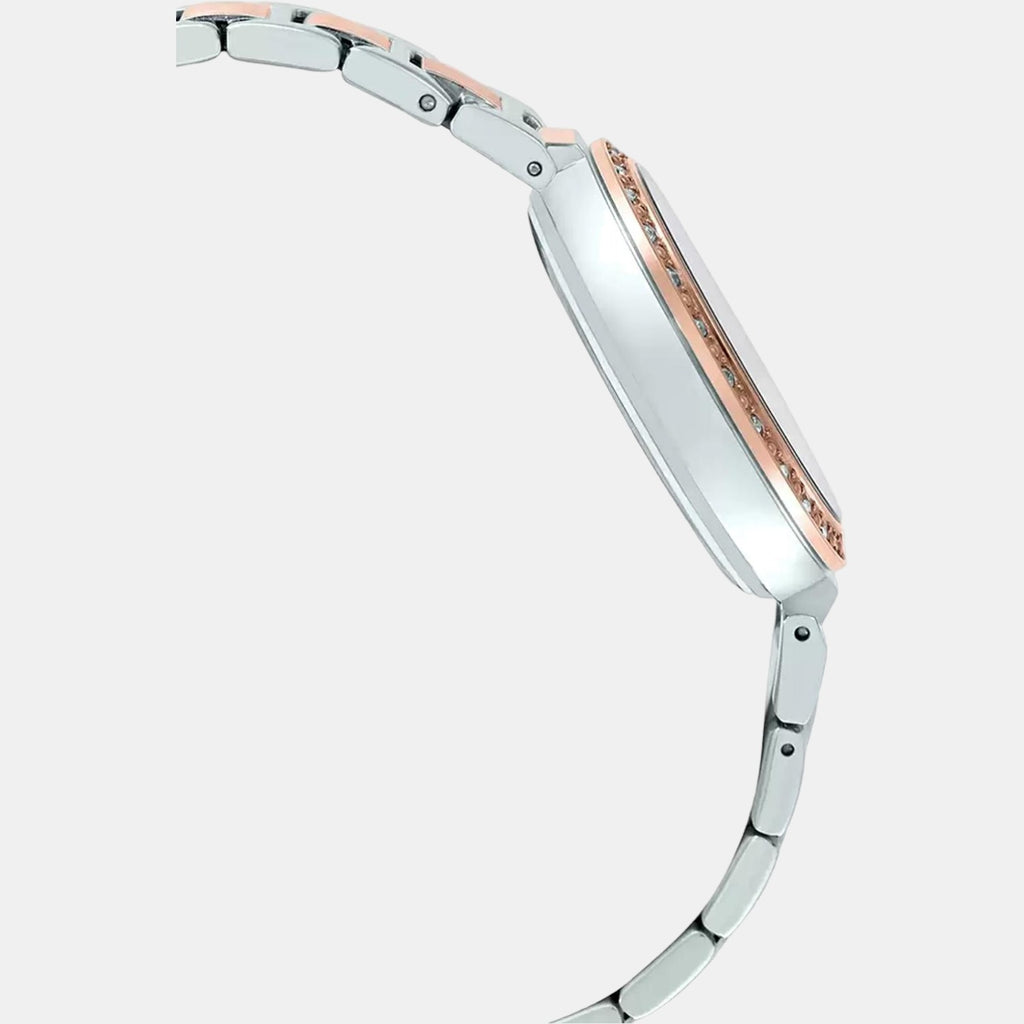 Sheen Women Quartz White Dial Chronograph Stainless Steel Watch SX236