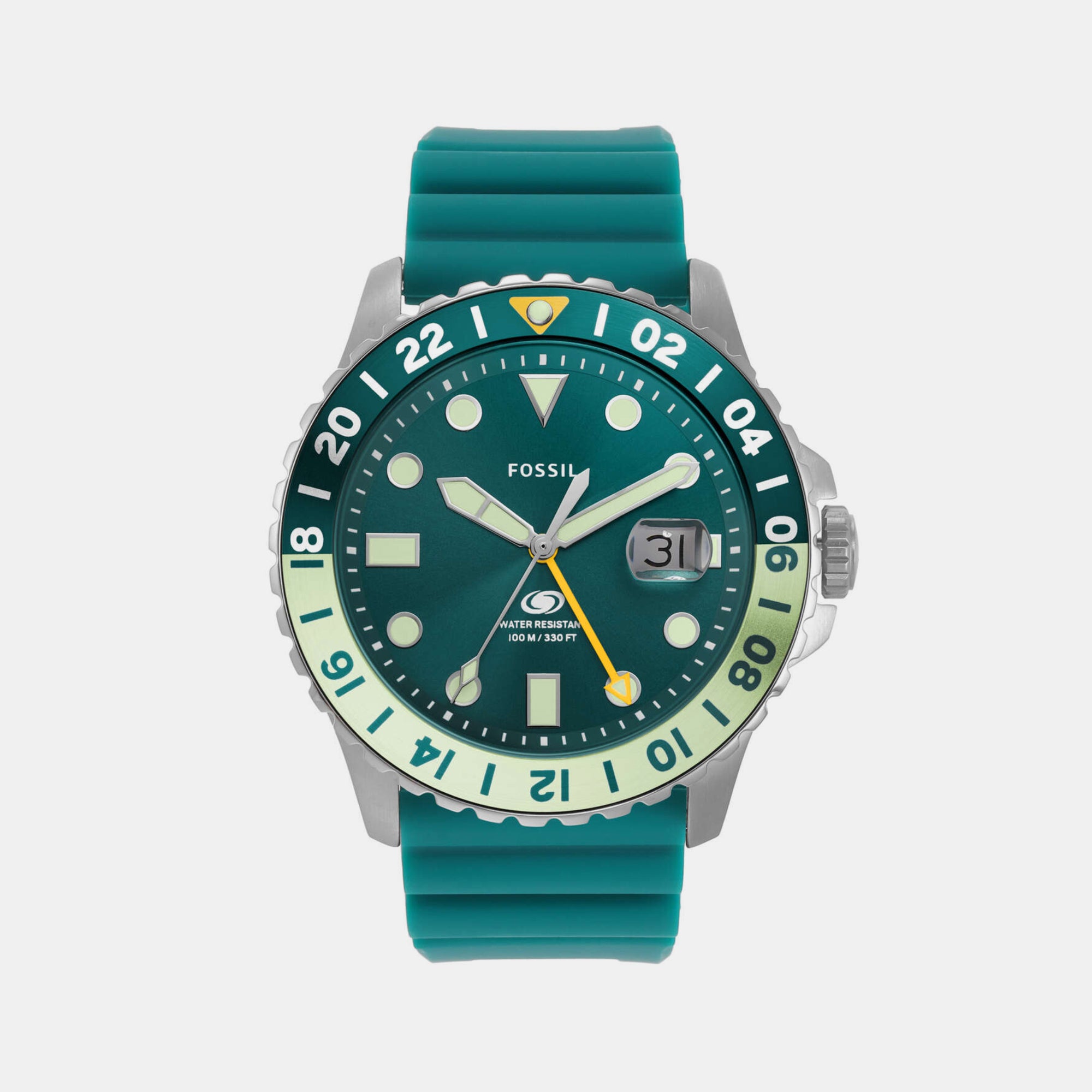 Fossil Round Green Analog watch