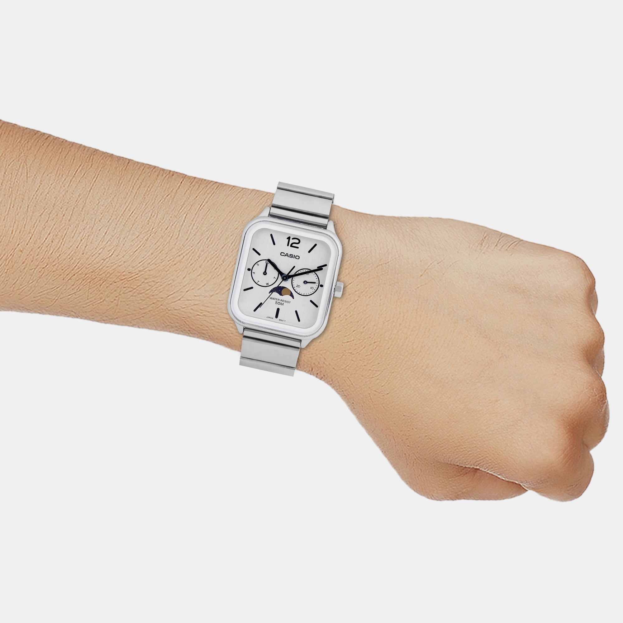 Casio 38 mm Silver Quartz watch