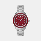 Emporio Armani Round Red Analog watch