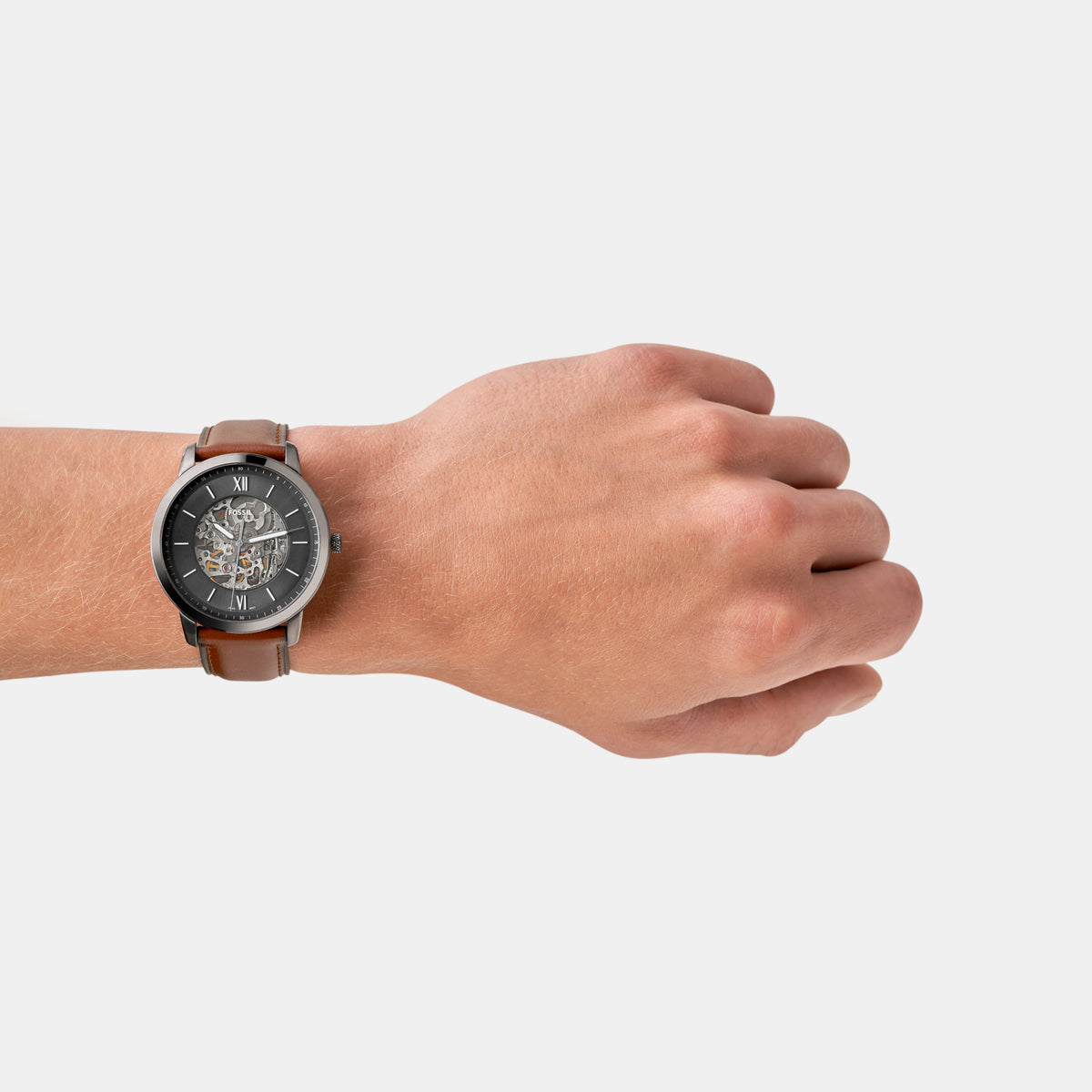 Fossil 44 mm Brown Automatic watch