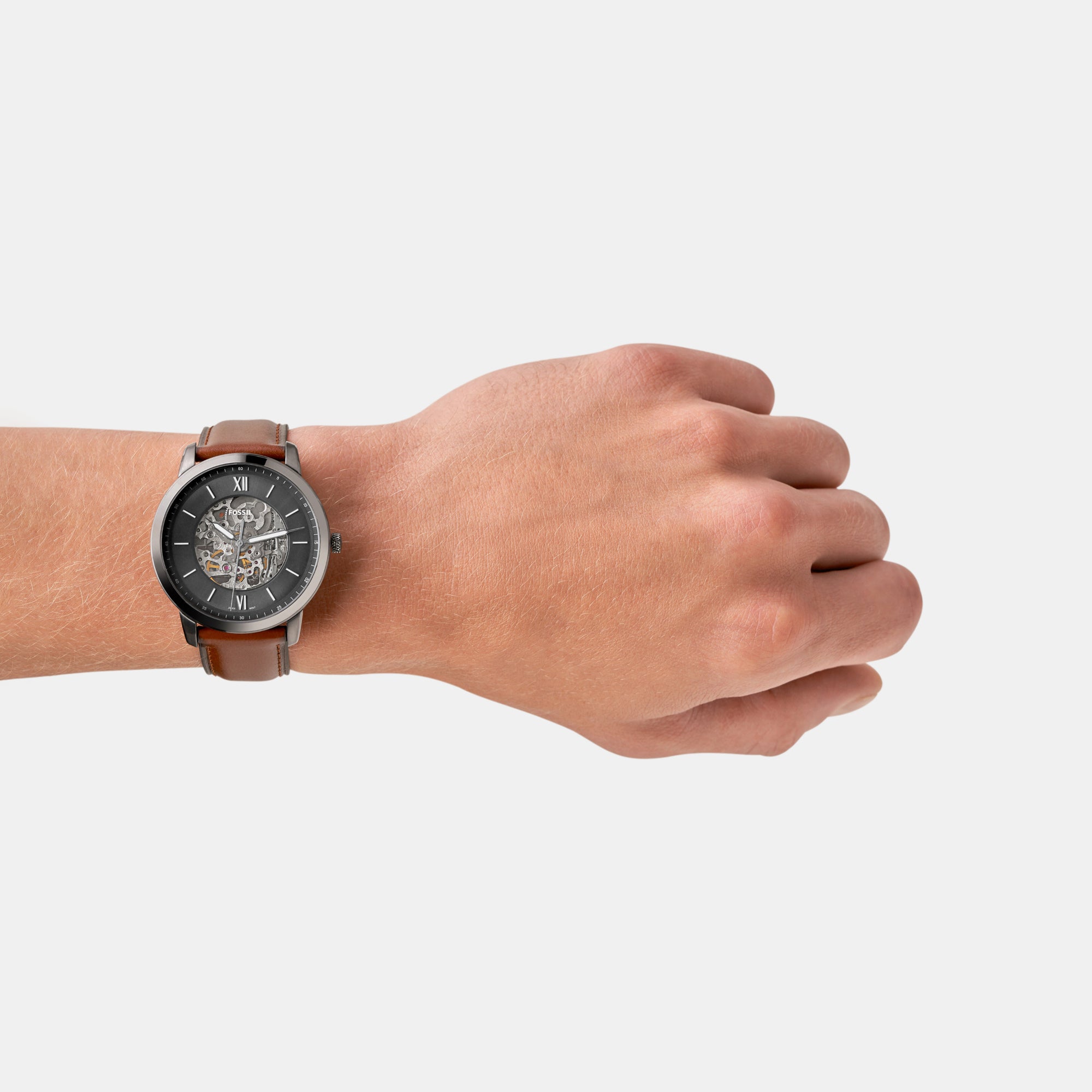 Fossil 44 mm Brown Automatic watch