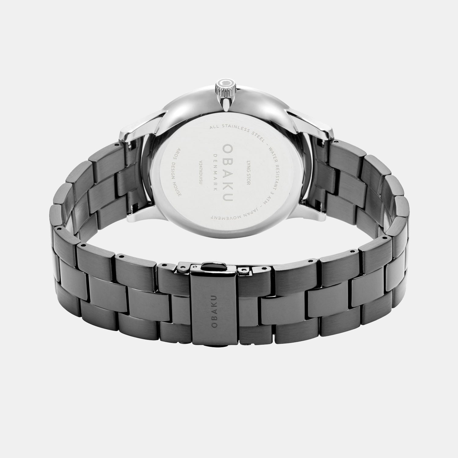 Obaku Stainless Steel Round watch