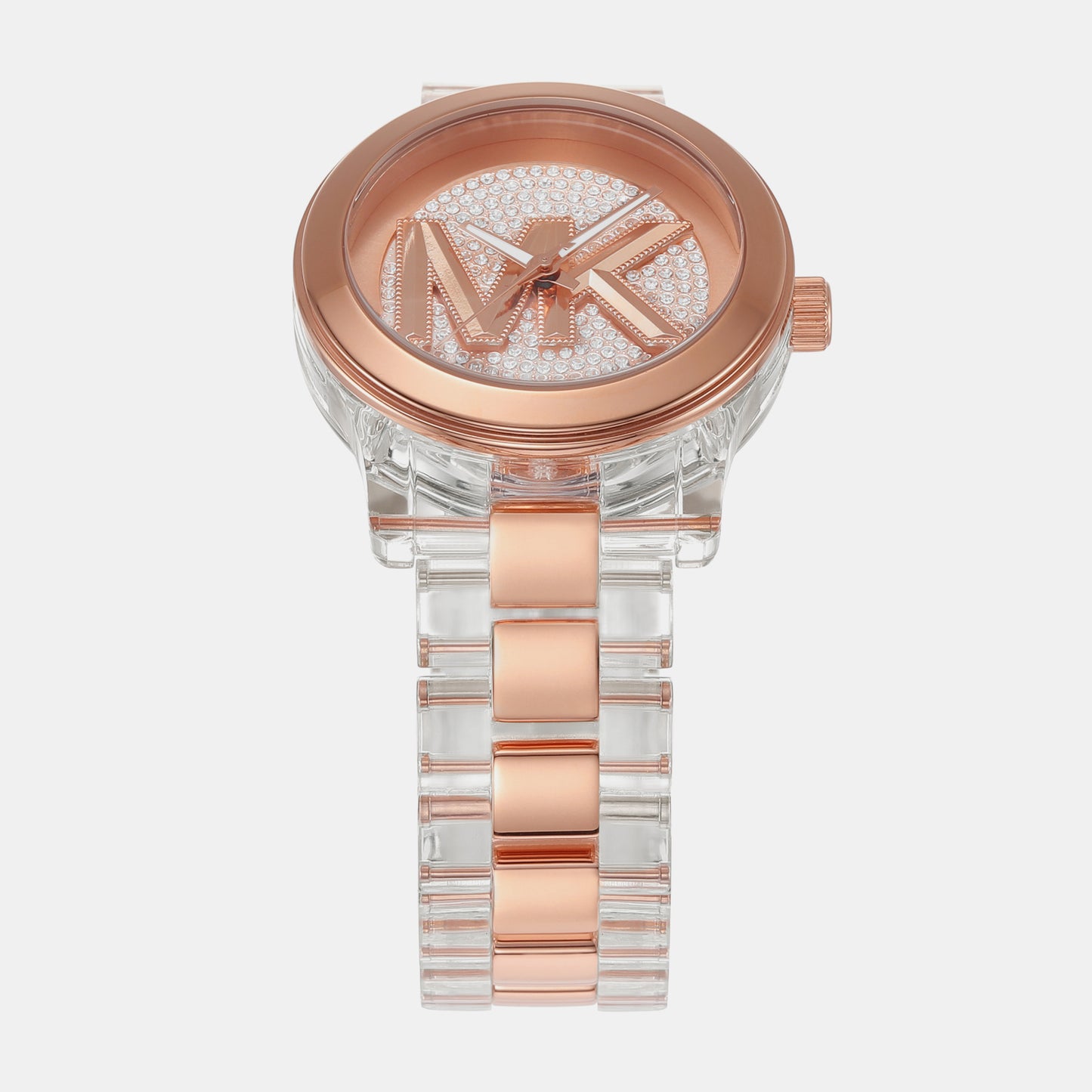 Women's Rose Gold Analog Brass Watch MK7355