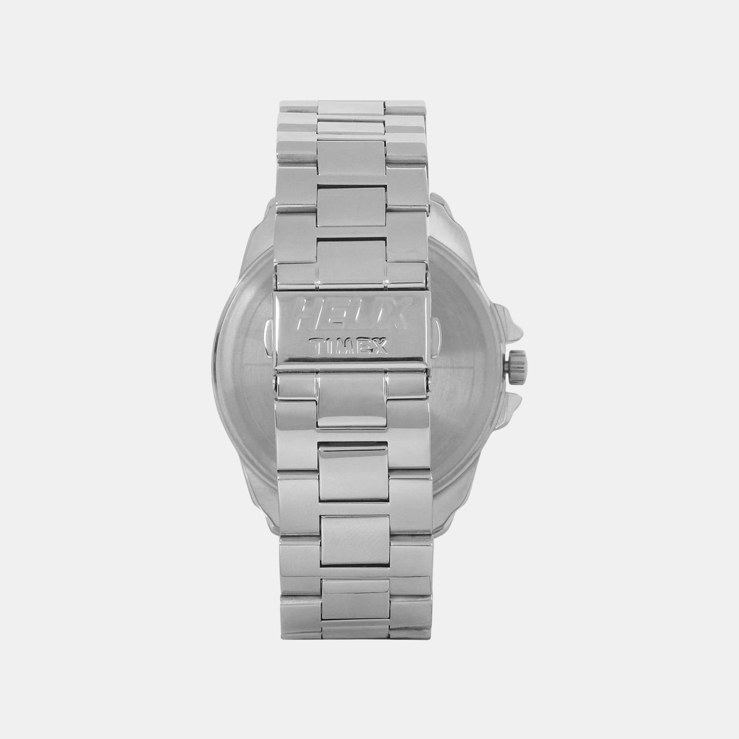 Helix Stainless Steel Round watch