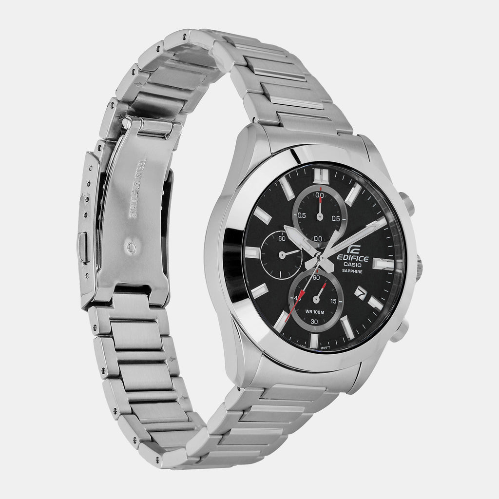 Casio Men Round Black watch