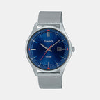 Casio Round Blue Analog watch