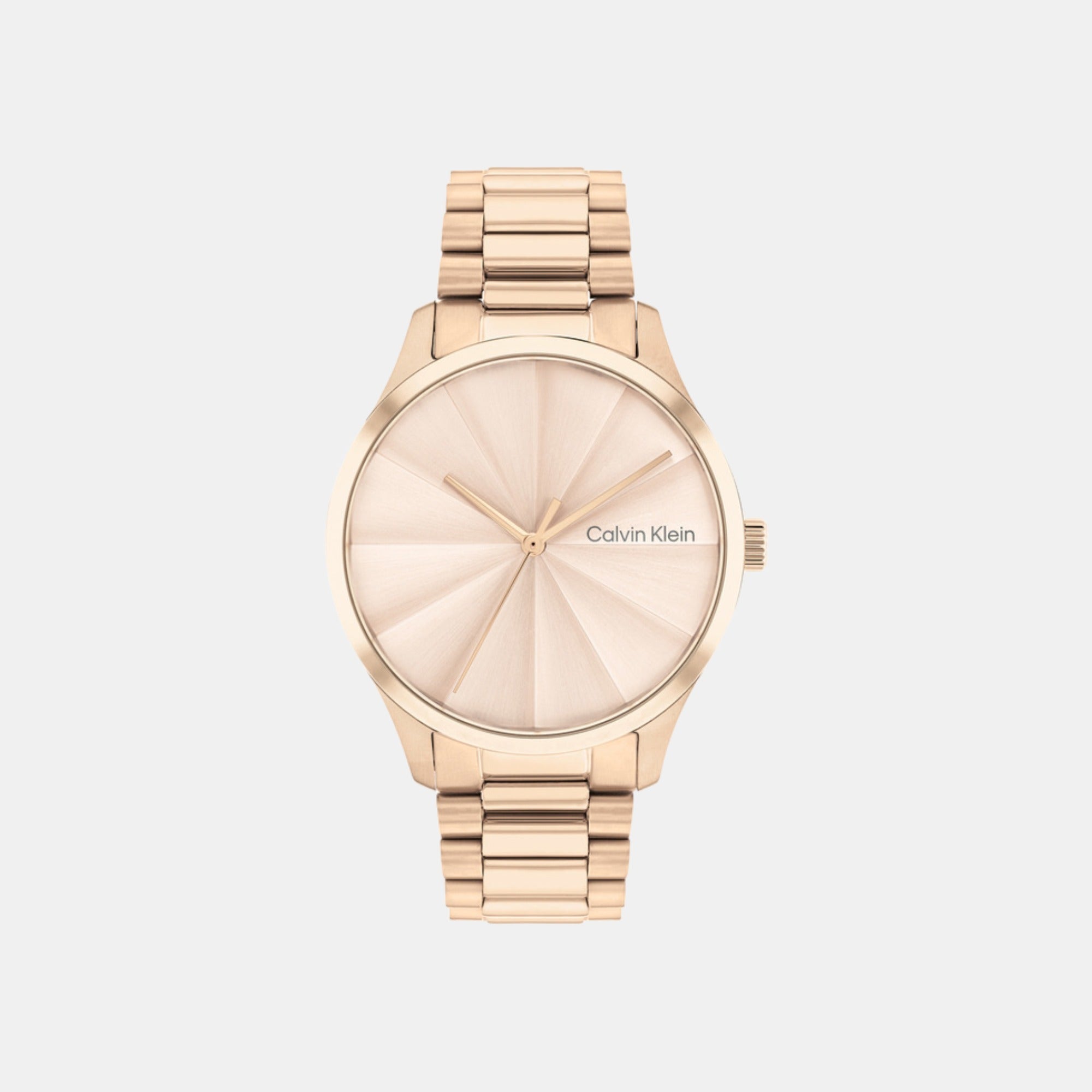 Calvin klein shop rose gold watch