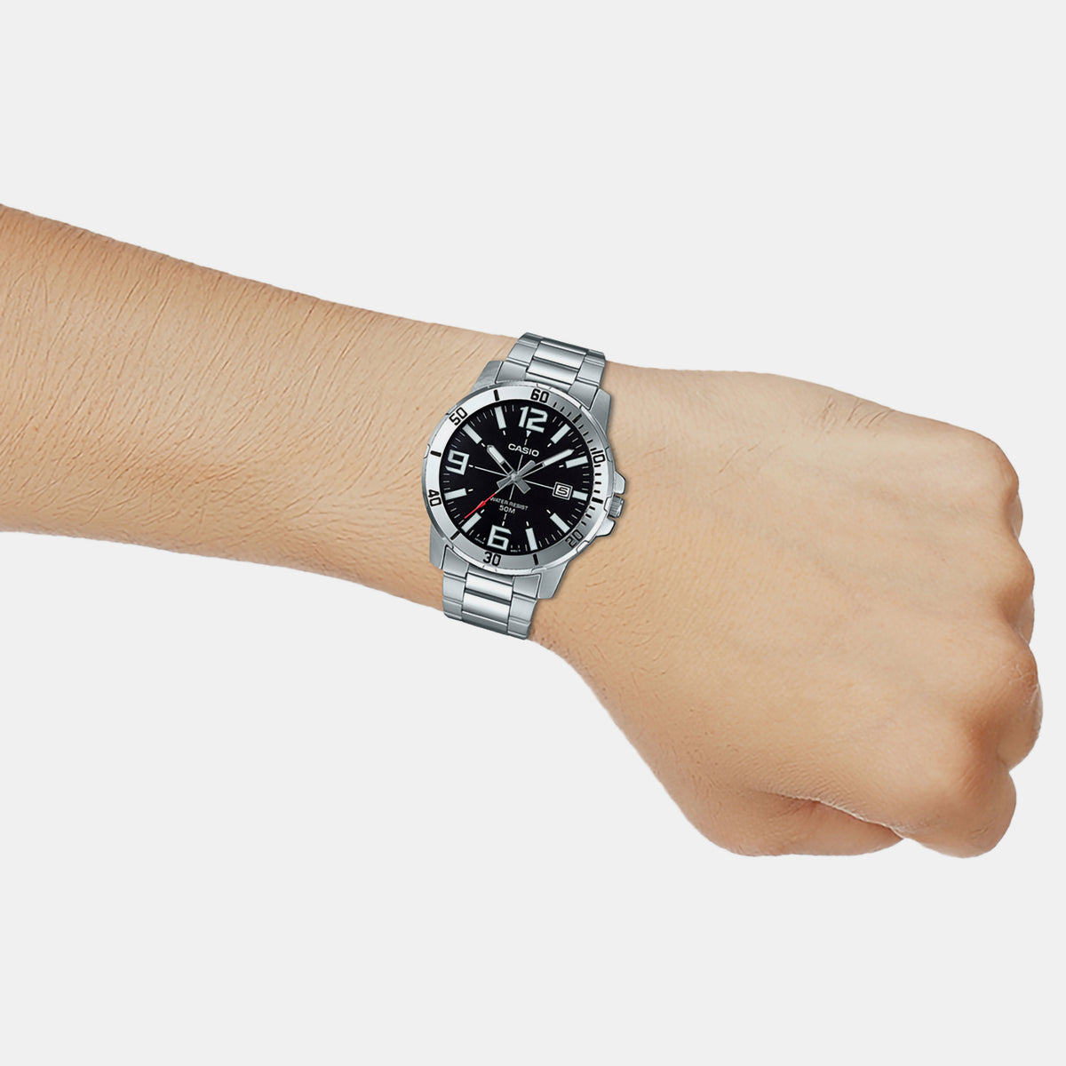 Casio Stainless Steel Black watch