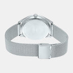 Enticer Men Quartz Black Dial Analog Stainless Steel Watch A2106