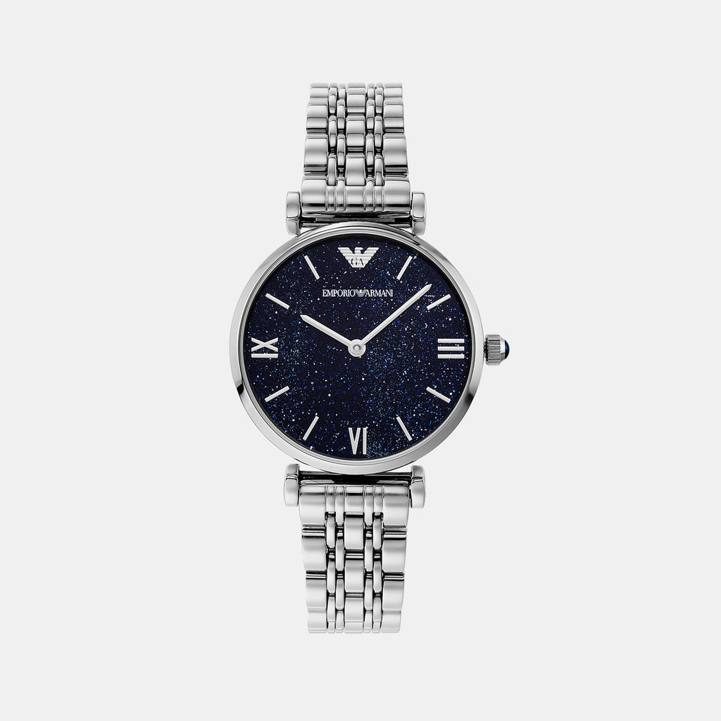 Emporio Armani Round Blue Analog watch