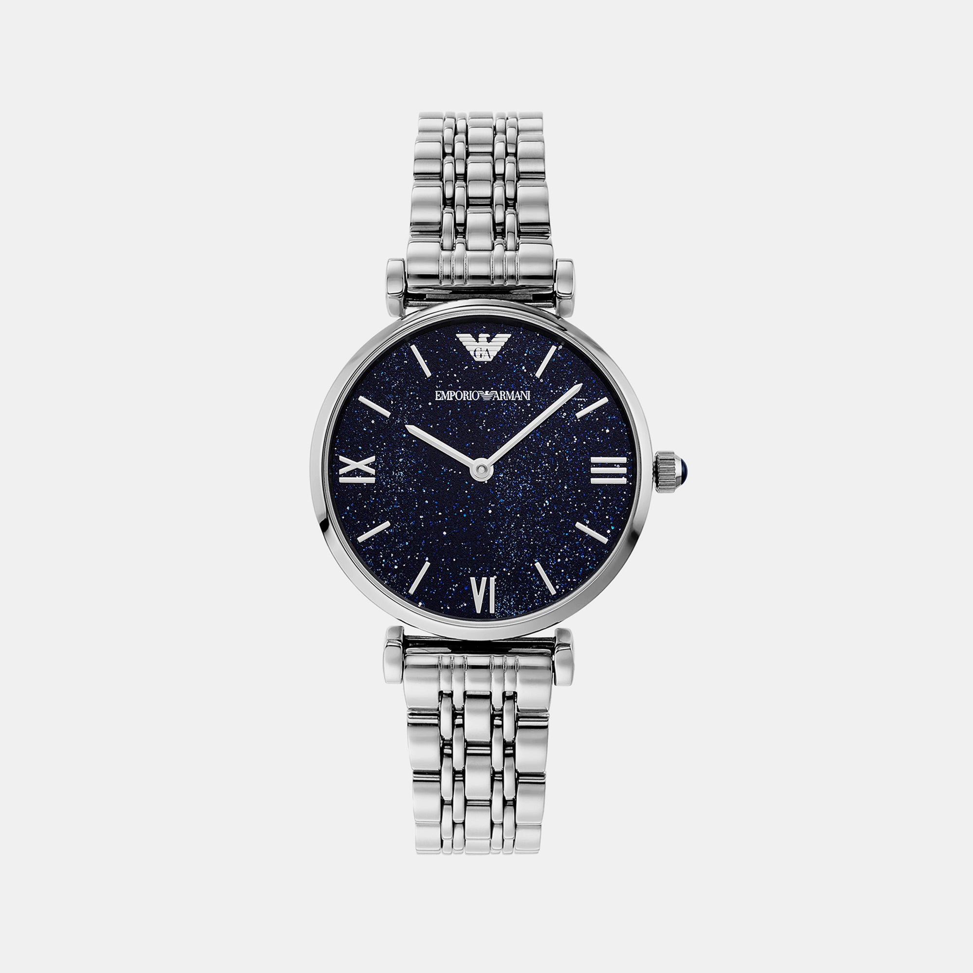Emporio Armani Round Blue Analog watch