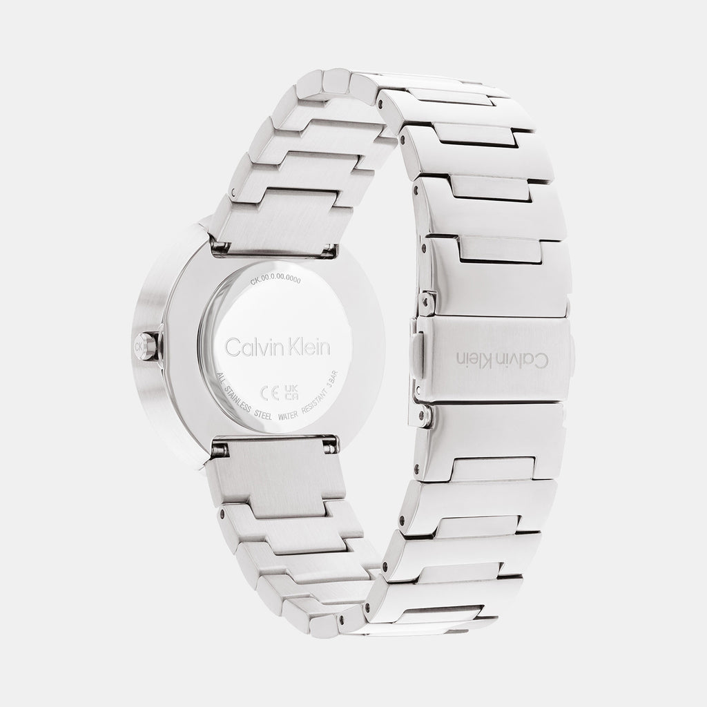 Calvin Klein Unisex Round Silver watch