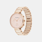 Calvin Klein Women Round Blush watch