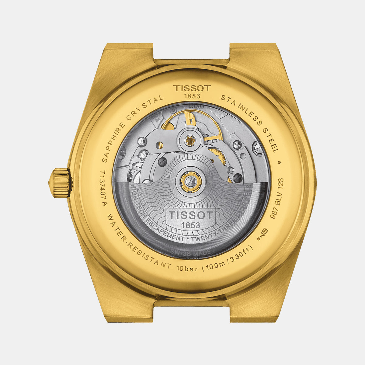 Tissot Men Tonneau Gold watch