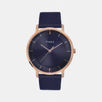 Timex Round Blue Analog watch