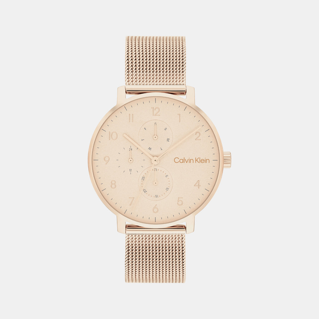 Calvin Klein Round Gold Analog watch
