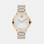 Movado Round Silver Analog watch