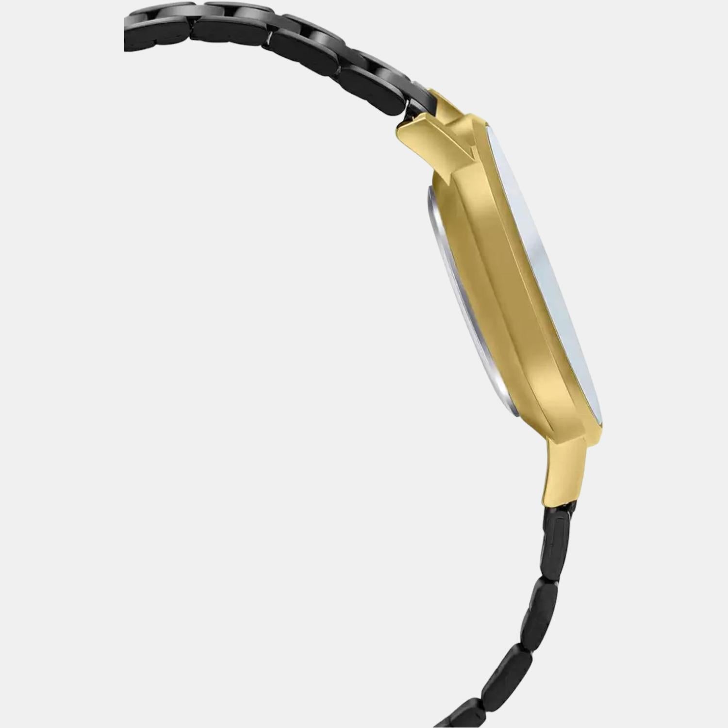 Casio Women Round Yellow watch