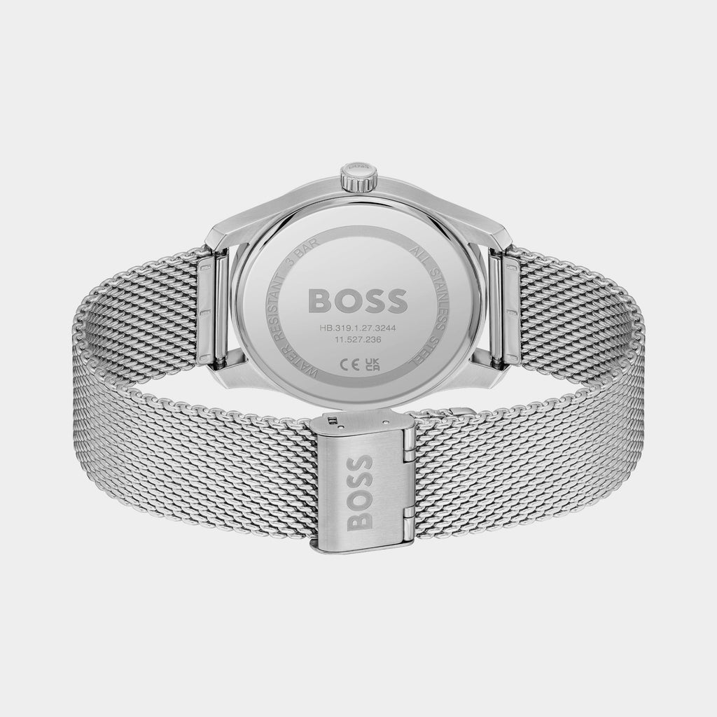 Boss Men Round Blue watch