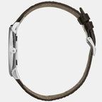 Boss Men Round White watch