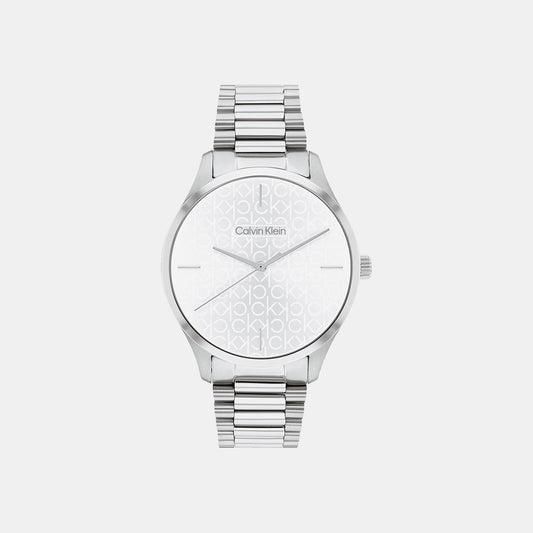 Unisex Silver Analog Stainless Steel Watch 25200168