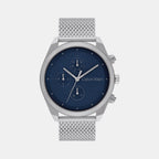Calvin Klein Round Blue Chronograph watch