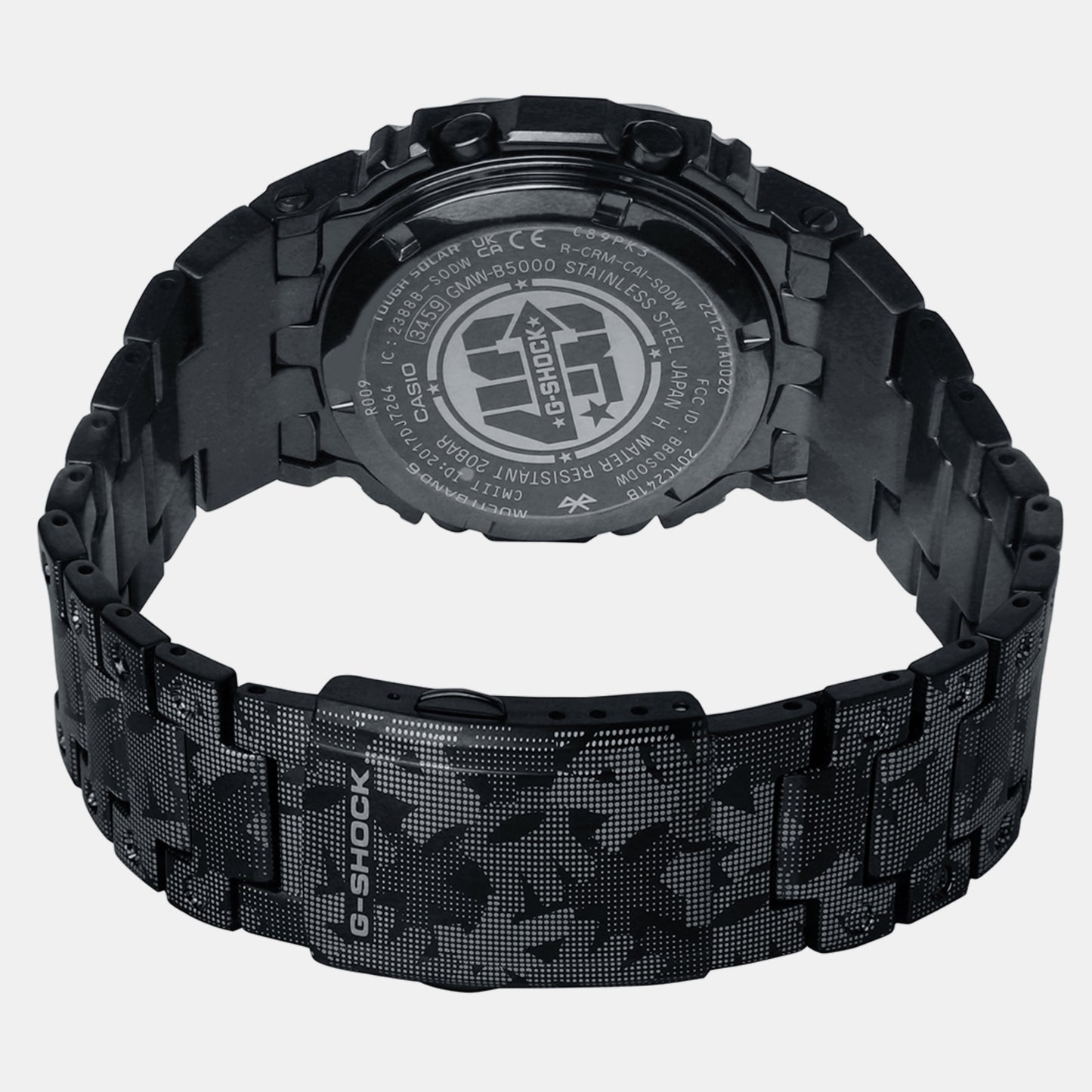 Men's Black Digital Solid Band Watch G1321