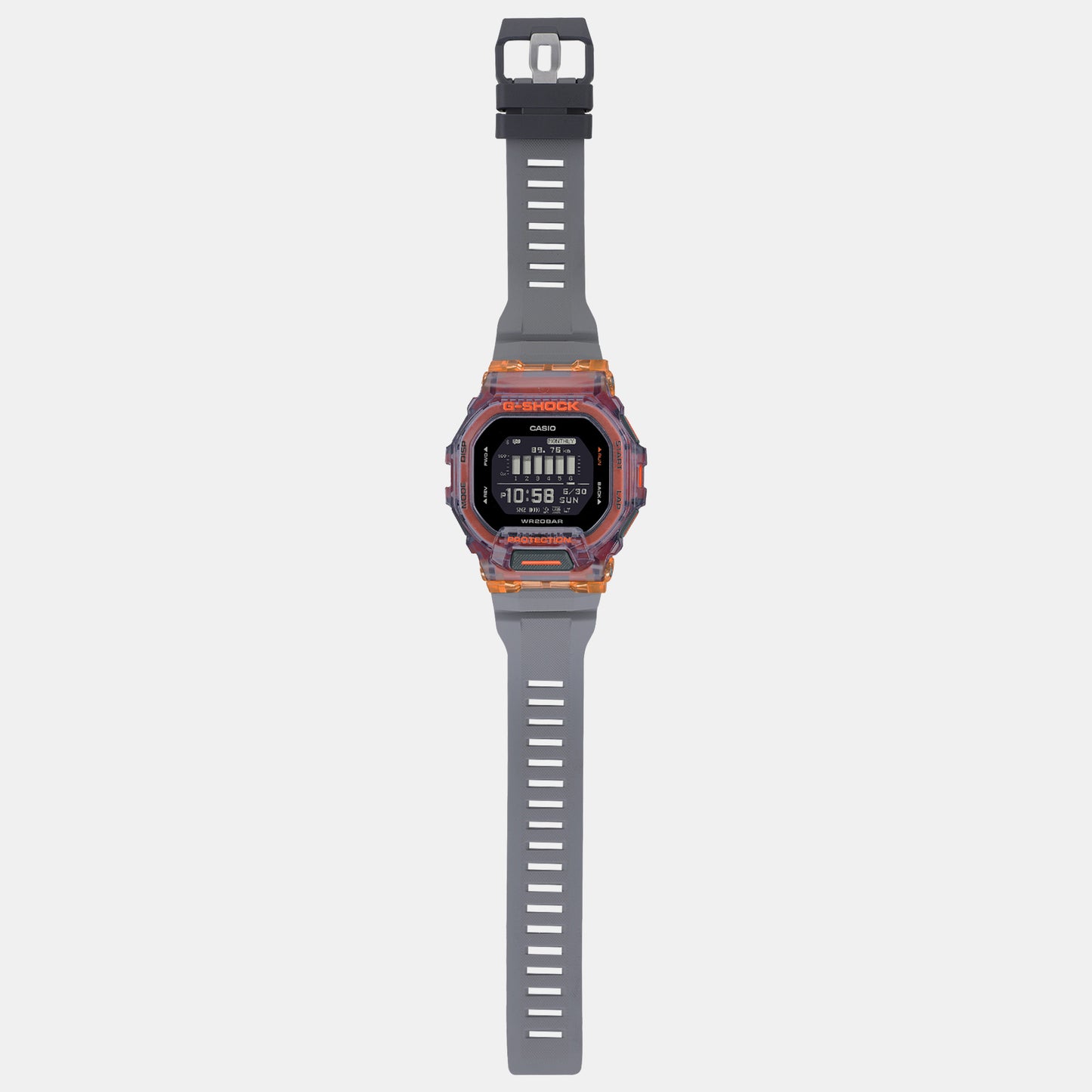 G-Shock Orange Men's Digital Resin Watch G1195 - GBD-200SM-1A5DR