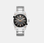 Guess Round Grey Analog watch