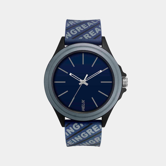 Male Blue Analog Stainless Steel Watch TW042HG06