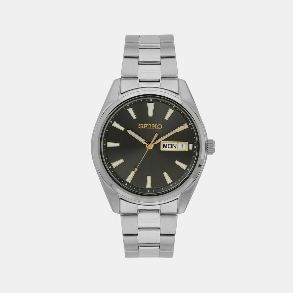 Seiko Round Black Analog watch