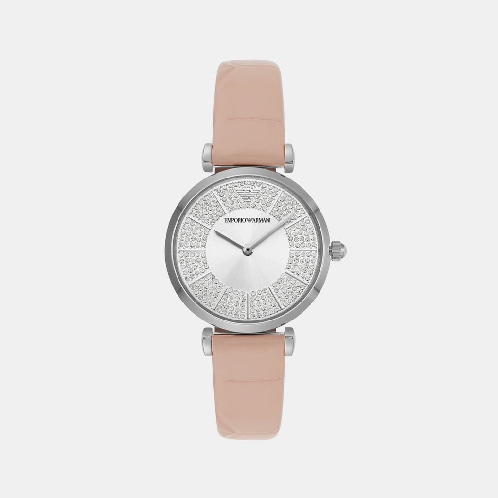 Emporio Armani Round Silver Analog watch