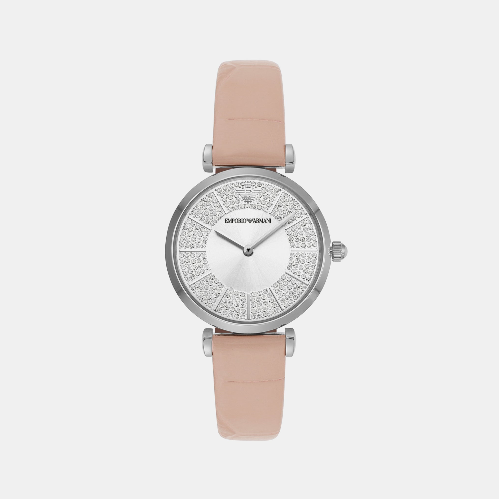 Emporio Armani Round Silver Analog watch