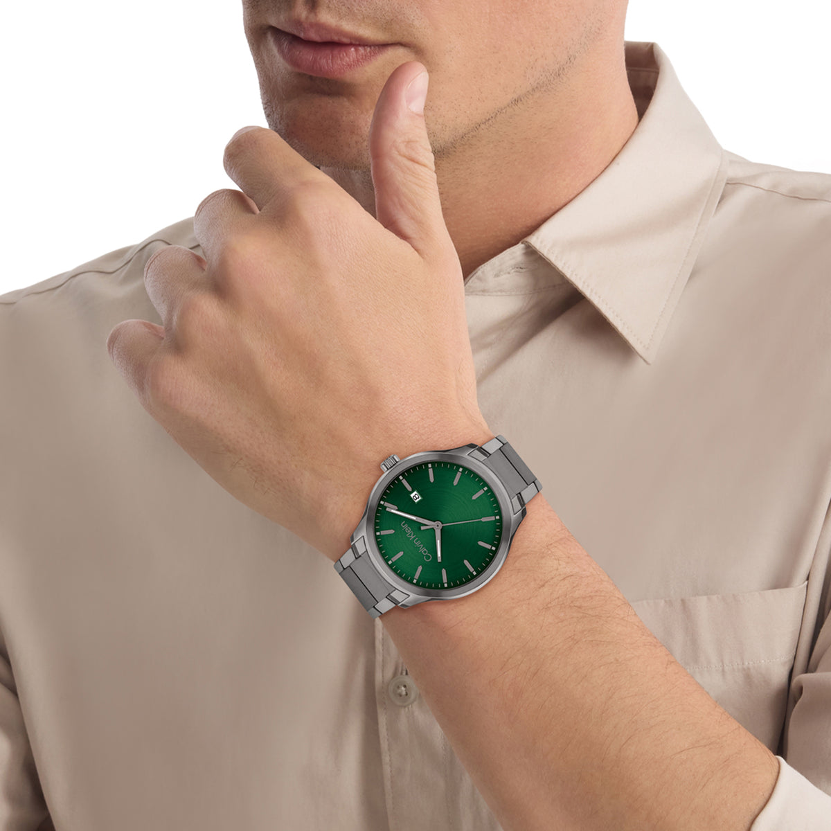 Calvin Klein Stainless Steel Round watch